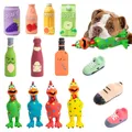 Jouets en caoutchouc grinçant pour animaux de compagnie degré de morsure jouet à mâcher en latex