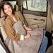 Stalwart Heated Blanket - USB-Powered Throw for Travel, Home, Office, Camping - Winter Car Accessories Polyester in Gray/Brown | Wayfair