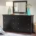 Signature Design by Ashley Humeyra 6 Drawer Dresser Wood in Black | 34.09 H x 63.31 W x 16.18 D in | Wayfair B138-31