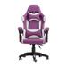 CorLiving Ravagers Gaming Chair in Purple and White