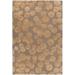 Brown/White 93 x 0.75 in Area Rug - Chandra Rugs Joya Hand-Tufted Brown/Beige Area Rug Viscose/Wool | 93 W x 0.75 D in | Wayfair JOY46103-79106