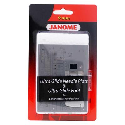 Janome Ultra Glide Foot and Needle Plate Set U for M7