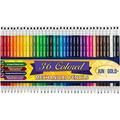 June Gold 36 Assorted Colored 2.0 mm Mechanical Pencils Bold Thickness 36 Unique Colors Built in Sharpeners