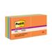 Post-it Notes Super Sticky Pads in Energy Boost Collection Colors 3 x 3 90 Sheets/Pad 12 Pads/Pack