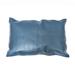 HiEnd Accents Cabello Blue Leather Solid Color Modern Rustic Decorative Pillow 16x24 inch Down/Feather/Leather/Suede | 16 H x 24 W x 6 D in | Wayfair