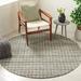 Brown/Green 72 x 72 x 0.39 in Area Rug - Bromyard Plaid Hand Tufted Wool/Area Rug in Brown/Gray/White Laurel Foundry Modern Farmhouse® | Wayfair