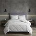 Latitude Run® Oversized Down Alt Comforter w/ HeiQ Smart Temp Treatment Polyester/Polyfill in White | 94 H x 68 W x 1.5 D in | Wayfair