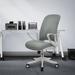 Inbox Zero Ergonomic Mesh Commercial Use Task Chair Upholstered/Mesh/Plastic in Gray | 39 H x 24 W x 23.5 D in | Wayfair