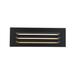 WAC Landscape Lighting Low Voltage Integrated LED Metal Step Light Aluminium/Metal in Black | 3.125 H x 9 W x 0.875 D in | Wayfair 4901-27BK