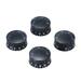 4pcs Speed Tone Control Knobs for Gibson Les Paul Guitar Replacement Electric Guitar Parts Black