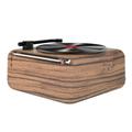 Journey Turntable Record Player Portable Vinyl Record Player with Built-in Speakers Classic Vinyl Player Turntable with Speakers(Wood Colorï¼‰