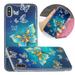 iPhone XS Max Case Mantto Hybrid Shockproof Soft TPU Silicone Rubber Bumper Patterned Painted Print Wireless Charging Protective Back Phone Cover For Apple iPhone XS Max Butterfly