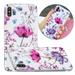 iPhone X Case iPhone XS Case Mantto Flower Patterned Plating Soft Rubber Case Cute Shockproof TPU Rubber Bumper Cover For Apple iPhone X/XS Lotus