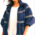 Free People Jackets & Coats | Free People Jacket Coat People On My Mind | Color: Blue | Size: M