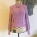 American Eagle Outfitters Sweaters | American Eagle Chunky Knit Cable Sweater Xs | Color: Pink | Size: Xsj