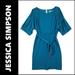 Jessica Simpson Dresses | Jessica Simpson Woman Cold Shoulder Dress Elastic Waist Size Small | Color: Blue | Size: S