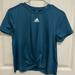 Adidas Tops | Adidas Workout Top, Dark Teal, Small, Never Worn | Color: Blue | Size: S