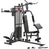 Kraftstation CHRISTOPEIT SPORT ""Kraftstation SP 5000"", schwarz, KraftstationenB:151cm H:197cm L:179cm, multifunktionale Fitnessstation, max. Trainingsgewicht 70 kg, B:151cm H:197cm L:179cm