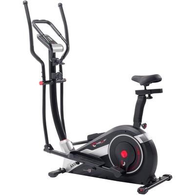 Crosstrainer CHRISTOPEIT SPORT "Hybridtrainer AX 6500", schwarz, CrosstrainerB:60cm H:165cm L:120cm, Schwungmasse ca. 8 kg, 10 Widerstandsstufen, B:60cm H:165cm L:120cm Image