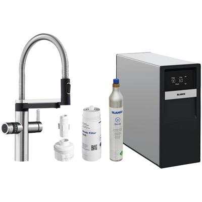 Elektrischer Wasserhahn BLANCO "drink.soda", silber (pvd steel), Wasserbereitergeräte Image