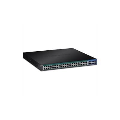 TRENDnet TPE-5240WS Gigabit Ethernet (10/100/1000), Energie Über Ethernet (PoE) Unterstützung 1U Schwarz Netzwerk-Switch