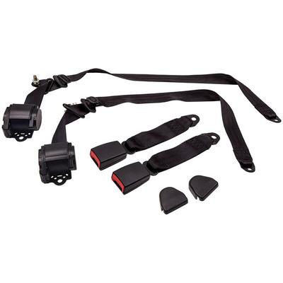 BFO - 2x Dreipunktgurt Sicherheitsgurt für Jeep Wrangler cj yj 1982 - 1995 SchwarzAutomatik 3 Image
