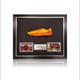 Andy Robertson Hand Signed ORANGE Football Boot In Deluxe Classic Dome Frame