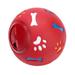 Feiona Pet Dog Educational Interactive Toys Rubber Ball Puppy Chew Toys Paw Bone Print Dog Treats Dispenser