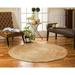 Agro Richer Hand Braided Beige Color Round Jute Made Area Rugs Living Room Carpet Runner Indoor Outdoor Rugs-144 Inch