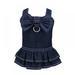 Slopehill Summer Pet Dog Dress Cute Bow Denim Princess Dress Pet Cat and Dog Dress Skin Friendly and Breathable Can be Used for Walks Dances Parties Festivals Suitable for Small Dogs and Cats