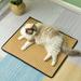 Summer pet small dog and cat bed cool sleeping pad plant fiber rattan 40*50cm