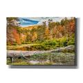 Epic Graffiti Smoky Mountains Autumn Lake 2 by Grace Fine Arts Photography Canvas Wall Art 26 x18