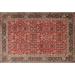 Ahgly Company Indoor Rectangle Traditional Red Persian Area Rugs 6 x 9