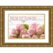 Kimberly Allen 24x17 Gold Ornate Wood Framed with Double Matting Museum Art Print Titled - Fresh Cut Flowers