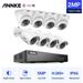 ANNKE 8 Channel 3MP 5-in-1 DVR CCTV Security Camera System with 8Ã—1080P HD Weatherproof Cameras NO Hard Drive