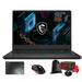 MSI GP66 Leopard Gaming & Entertainment Laptop (Intel i7-11800H 8-Core 15.6 144Hz Full HD (1920x1080) NVIDIA RTX 3080 16GB RAM 8TB PCIe SSD Win 11 Home) with Loot Box Clutch GM08 Pad