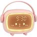 Kids Girls Boys Digital Alarm Clock Cute Alarm Clock 2 Alarms 6 Adjustable Music Volume 3 Screenï¼ˆ1pcs-pinkï¼‰