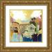 Larson 12x12 Gold Ornate Wood Framed with Double Matting Museum Art Print Titled - Little Toy Town I