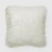 THE MOOD MDL222001 CLASSIC SHEEPSKIN 22 X22 PILLOW NATURAL IVORY