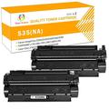 Toner H-Party 2-Pack Compatible S35 Toner Cartridge for Canon S35(NA) ImageClass D300 D320 D340 D360 MF3240 PC-D320 D340 Printer Black Ink