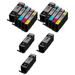 PrinterDash Compatible Replacement for Canon PIXMA TR-7520/8520/TS-6120/8120/9120/9521 Super High Yield Inkjet Combo Pack (7-BK/2-C/M/Y) (PGI-280XXLBK_5PK/CLI-281XXLMP)