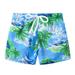 JDEFEG Toddler Gymnastics Shorts Toddler Boys Girls Cartoon Floral Printed Sport Shorts Kids Beach Shorts 12 Month Bike Shorts Girls Shorts Cotton Blend Light Blue 110