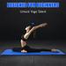 0.4 Inch Thick Yoga Mat Extra Thick Non Slip Exercise Mat For Indoor Outdoor Use