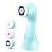 Hinzonek 3 in 1 Facial Cleansing Brush- Face Spin Brush Set Deep Cleansing Gentle Exfoliating Removing Blackheads Massaging Face and Body Blue