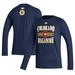 Men's adidas Navy Colorado Avalanche Reverse Retro 2.0 Fresh Playmaker Long Sleeve T-Shirt