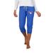 Women's Concepts Sport Royal New York Giants Quest Knit Capri Pants