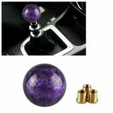 Purple Universal Manual 5 Speed Car Gear Stick Shift Knob Lever Shifter