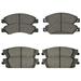 AutoShack Front and Rear Performance Ceramic Brake Pad Kit Replacement for GMC Sierra 1500 Yukon XL Cadillac Escalade ESV Chevrolet Silverado 1500 LD 2014-2018 Silverado 1500 2015-2020 Tahoe Suburban