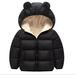 Fesfesfes Winter Fleece Jacket Children s Velvet Padded Coat Baby Solid Color Jacket Kids Puffer Jacket Clearance Under $10