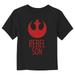 Toddler s Star Wars Rebel Son Logo Graphic Tee Black 5T